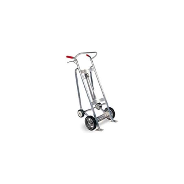 Valley Craft Valley Craft EZY-Rol 4-Wheel Steel Drum Truck - Brakes - Rubber Wheels F83450A6 - main